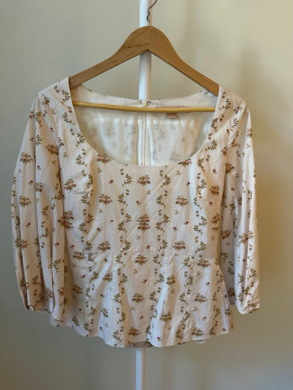 Brock Collection Floral Blouse, Size 4